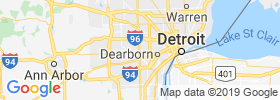 Dearborn Heights map